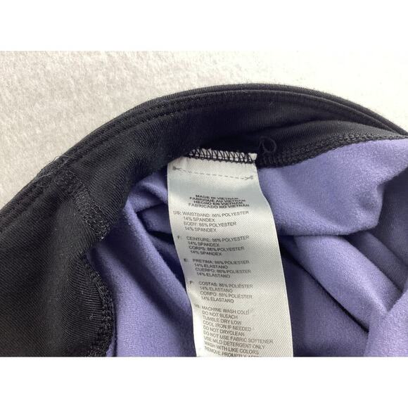 Adidas Black and Blue Drop Cloth Pattern Leggings sz Small - Picture 4 of 5